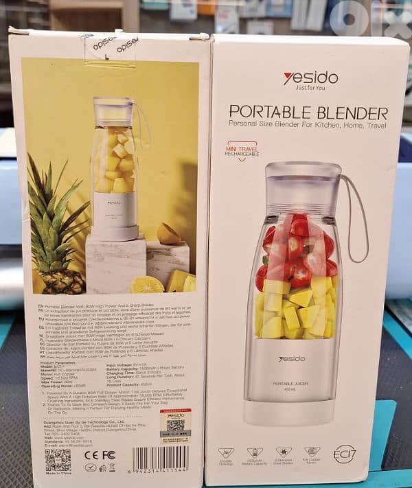 YESIDO PORTABLE BLENDER PERSONAL SIZE BLENDER 0