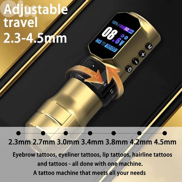 AXON wireless adjustable tattoo pen 8