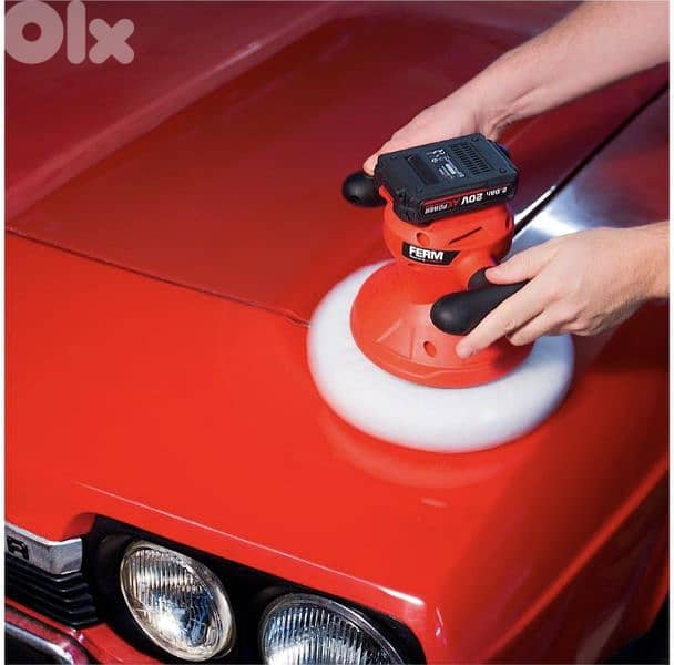 FERM Bluetooth radio_ 20-volt battery. + cordless polisher/4$ delivery 7