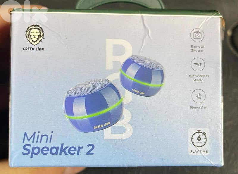 Green lion mini speaker 2 blue 0