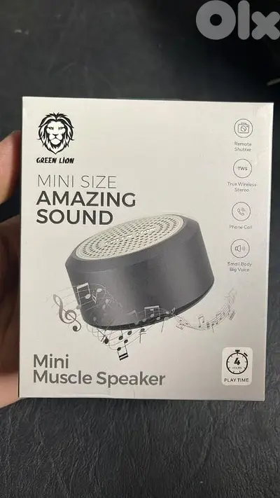 Green lion mini muscle speaker black