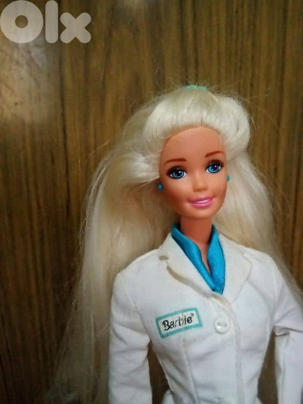 Barbie DENTIST TALKS a Patient Mattel1997 working mechanism great doll 5