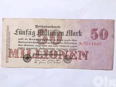 50 million mark Germany Banknote