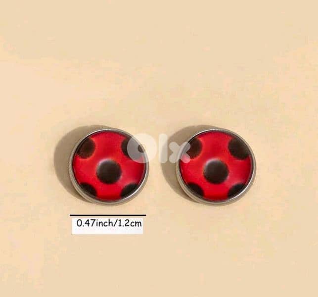 Myraculous Ladybug Genuine Cosplay earrings 2