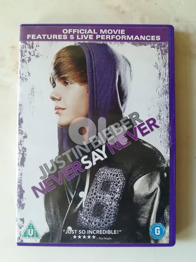 Justin Bieber Never say never DVD 0