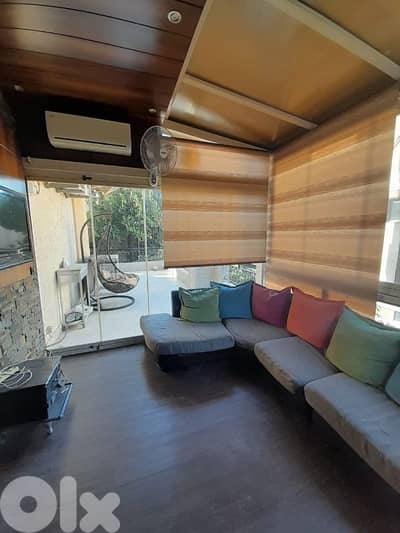 Furnished apartment with terrace for sale in Bsalim