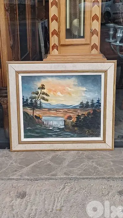 لوحة رسم زيتي اوروبية