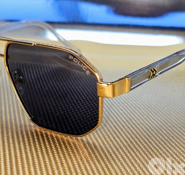 Police Gold model luxury Sunglasses 0