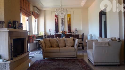 180 SQM Furnished Apartment in Baabdat + Mountain View