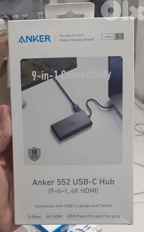 Anker 552 Usb-c Hub 9in1 4k Hdmi 0