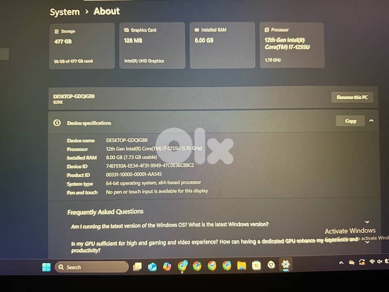 Lenovo Laptop 1