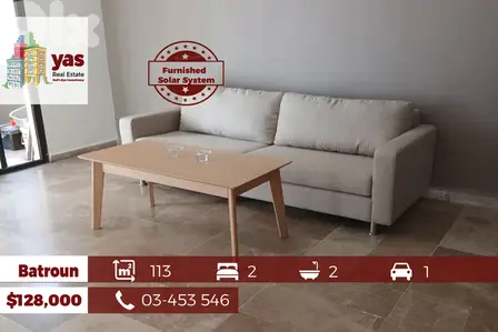 Batroun 113m2 | Renovated | Solar System | Brand New | Furnished | HJ
