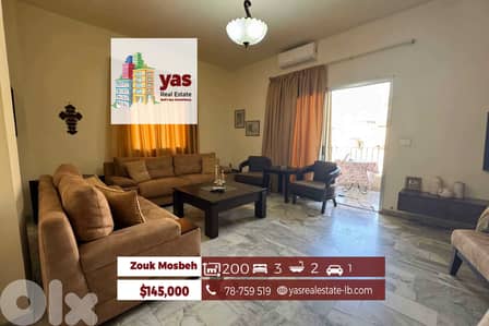 Zouk Mosbeh 200m2  | Generous Dimensions | Well Lighted | EL