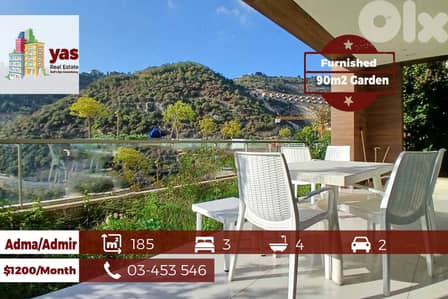 Adma/Admir 185m2 | 90m2 Garden | Furnished Flat | Rent | Calm Area |IV