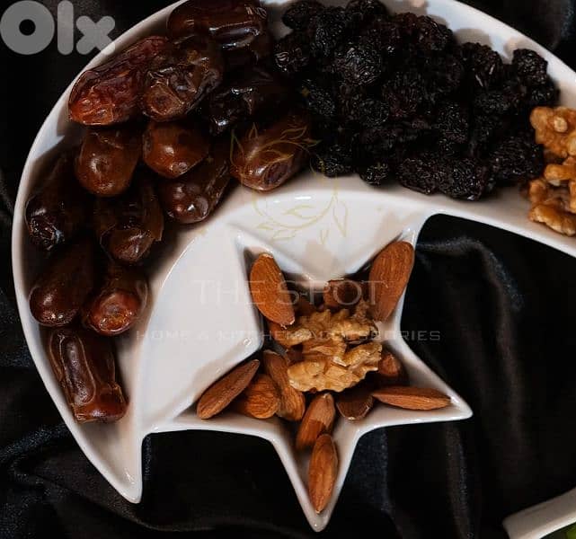 Ramadan moon and star plate 4