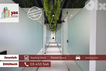 Jounieh Starting 10m2 | Shared Space | Upgraded | Furnished | Rent|OYT