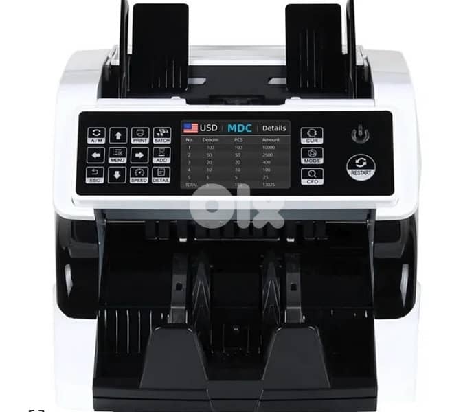 Money Counter upgradable 10 currencies - dectection - mixed value 0