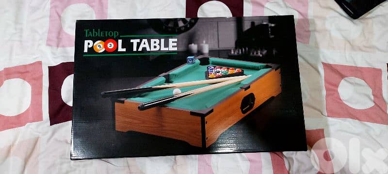 Tabletop Pool Table 0
