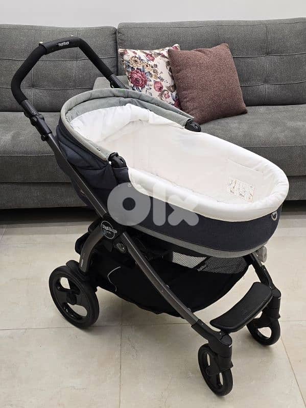 Peg Perego Book 51 - Denim Blue - Stroller + Carrycot + Car Seat 1