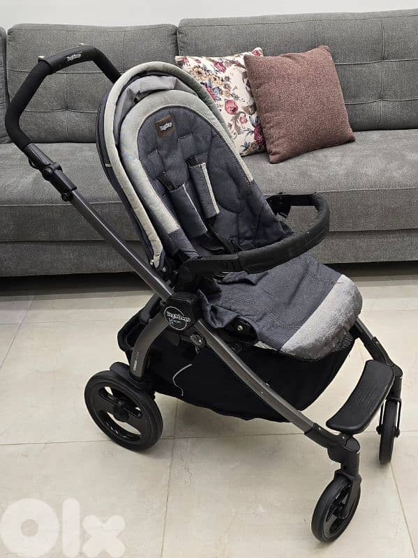 Peg Perego Book 51 - Denim Blue - Stroller + Carrycot + Car Seat 5