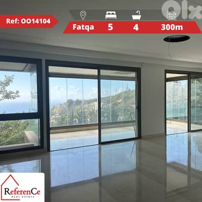 Specious apartment with view in Fatqa شقة واسعة مع اطلالة في فتقا