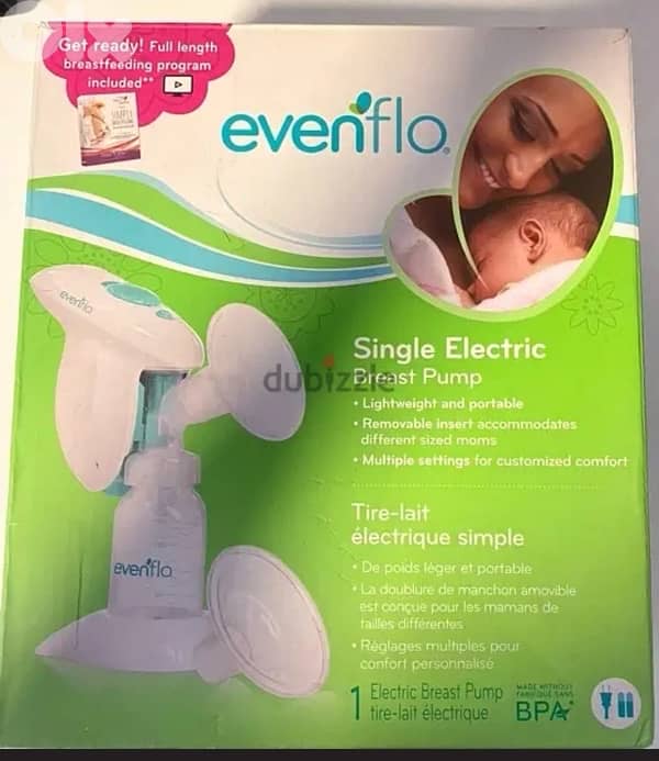 evenflo electric single breast pump 2