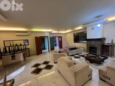 3 bedroom villa+pool+football field+view 4rent in Aley - فيلا في عاليه