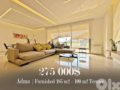Adma | Signature | Furnished 185m² + 100m² Terrace/Garden | Open View