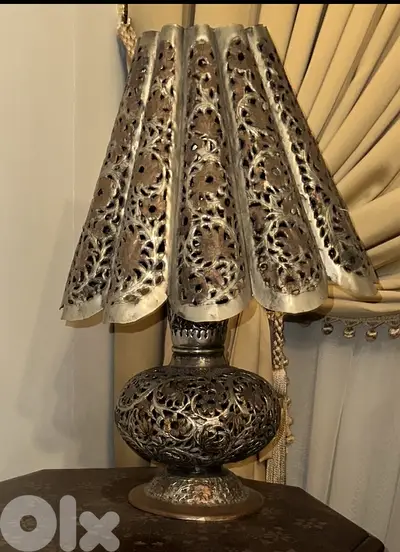 Brass table lamp