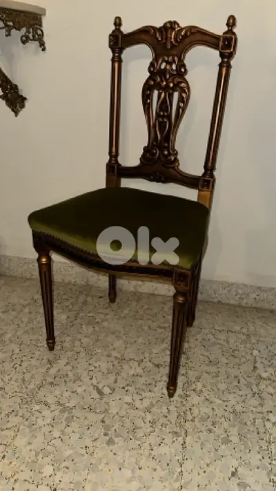Olive green chairs - 2 pieces