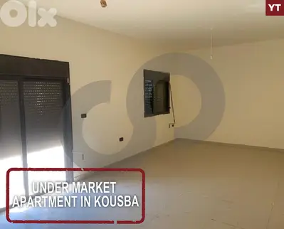 Great deal- 111 SQM apartment in kousba in a calm zone REF#YT126717