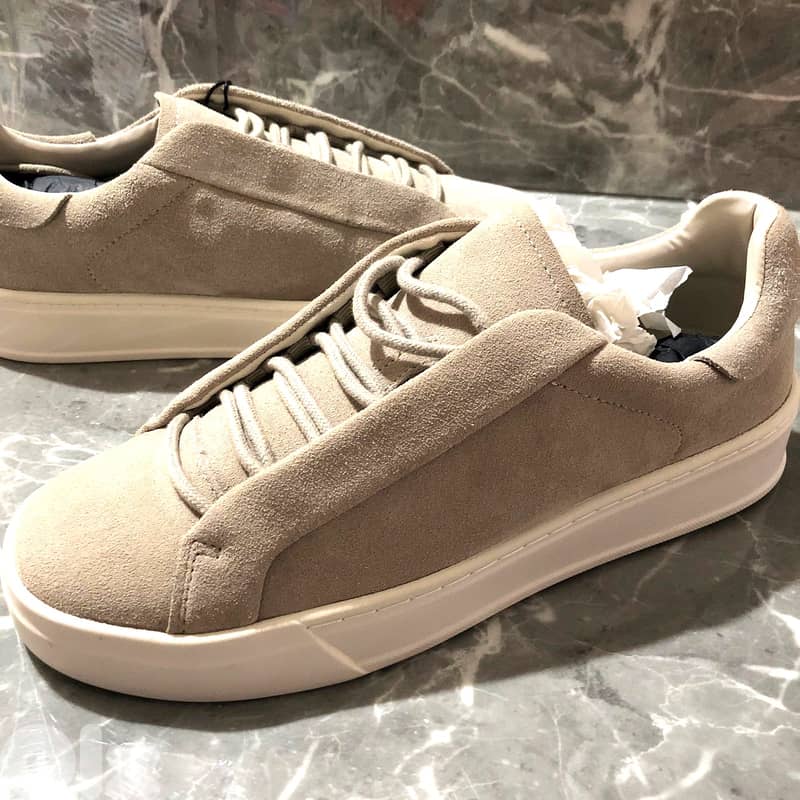 ZARA 41 - LEATHER TRAINERS 8