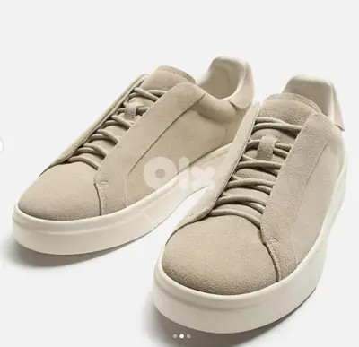 ZARA 41 - LEATHER TRAINERS