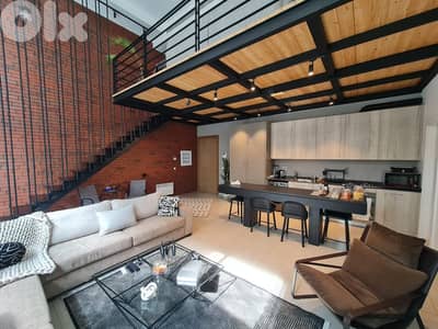 FURNISHED LOFT IN ACHRAFIEH PRIME | GYM , POOL | 120SQ | AC-803