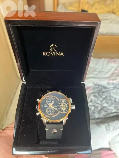 Rovina Swiss original man watch R69113G2SN  original box barely used