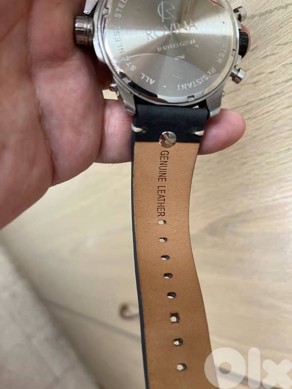 Rovina Swiss original man watch R69113G2SN  original box barely used 11