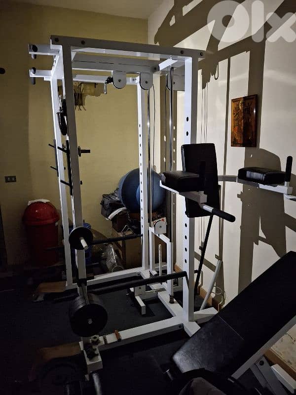 Multi fonction Machine, Power rack + Bicycle (WhatsUp 03 298812) 2