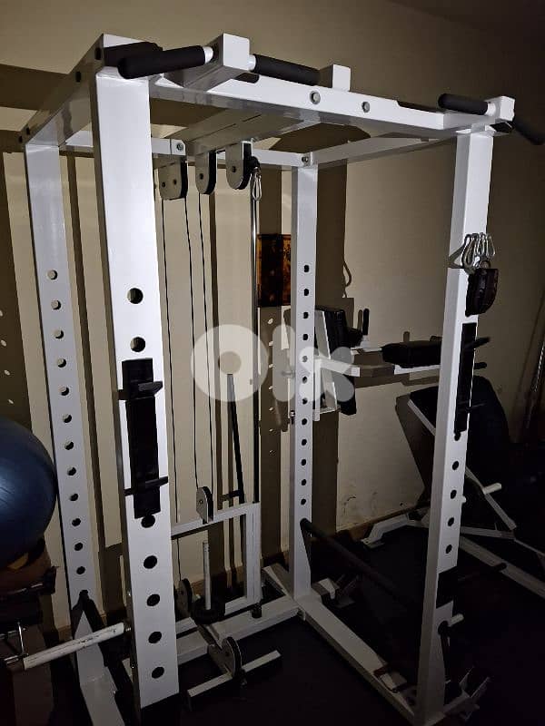 Multi fonction Machine, Power rack + Bicycle (WhatsUp 03 298812) 0