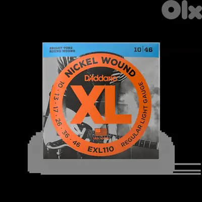 D'Addario 10-46 Regular Light Electric Guitar Strings EXL110
