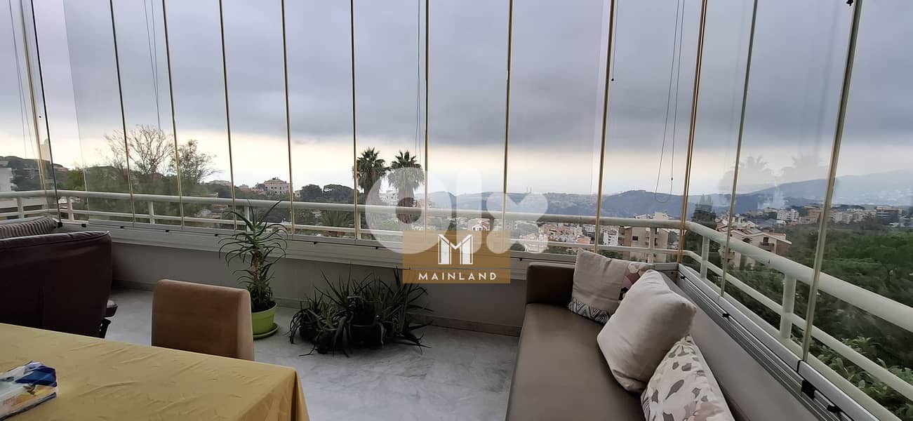 Spacious high ceiling Open Seaview apartment for Sale in Ain Aar 0
