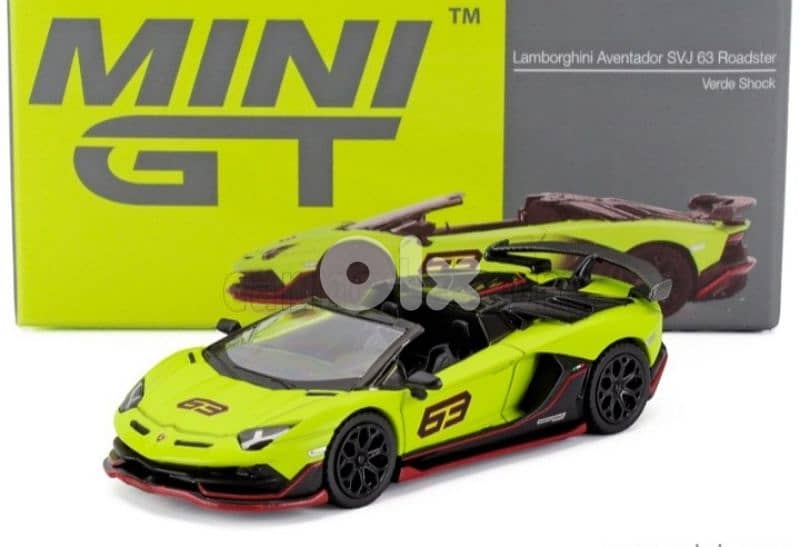 Lamborghini Aventador SVJ Roadster 2022 diecast car model 1;64. 0