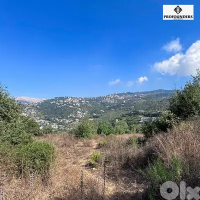 Land for sale in Bikfaya ارض للبيع في بكفيا
