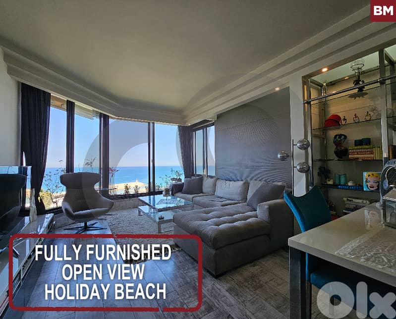 fully furnished open view Holiday beach , ZOUK MOSBEH REF#BM126808 0