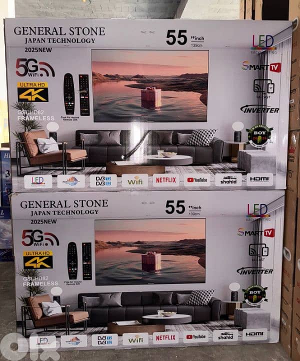 tv 55 inch smart 4k general 0