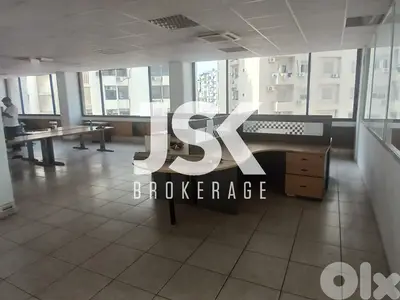 L19329 - 1,000 SQM Open Space Office For Rent in Bouchrieh