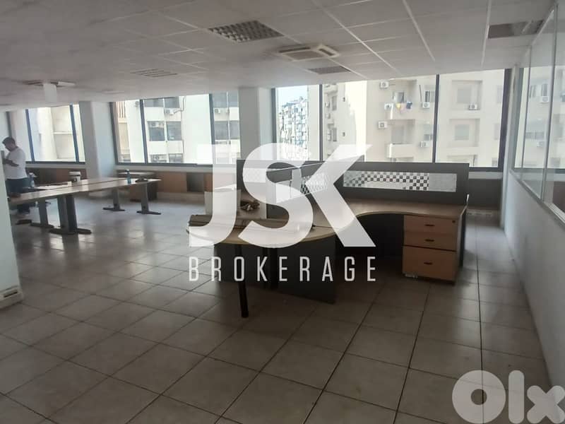 L19329 - 1,000 SQM Open Space Office For Rent in Bouchrieh 0