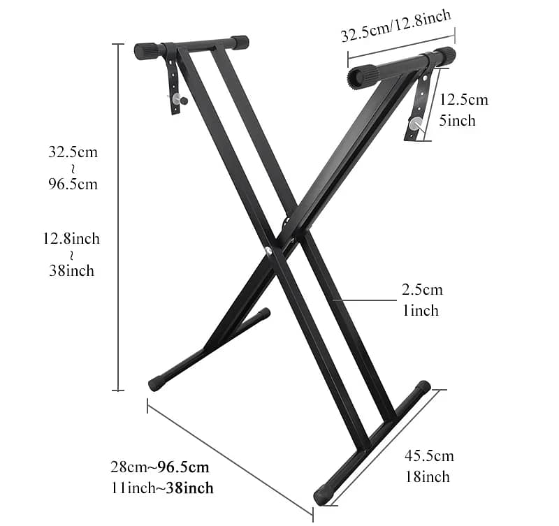 Double X Keyboard Stand 0
