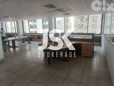 L19345 - 1,500 SQM Open Space Office For Rent in Bouchrieh