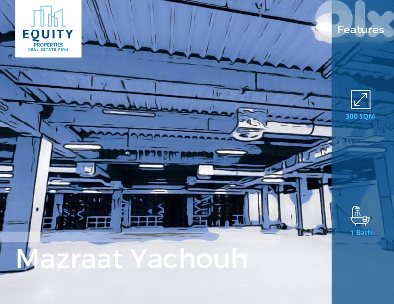 300 SQM Warehouse For Sale In Mazraat Yachouh #CK212511 0