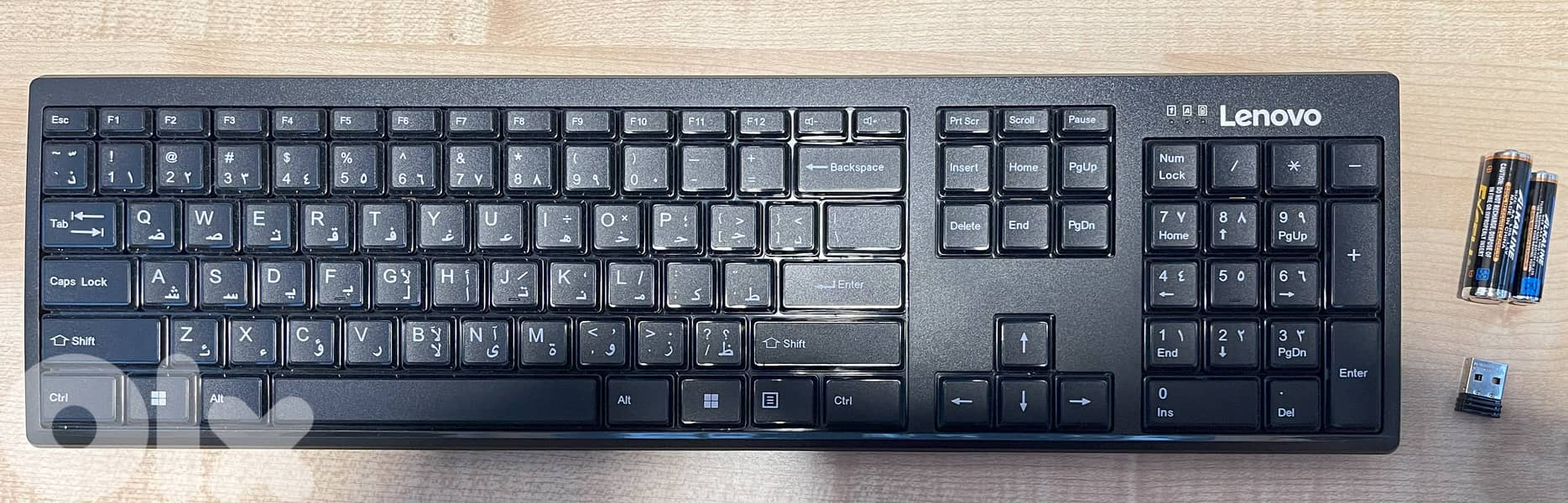 Lenovo 100 Wireless Desktop Keyboard + Optical Mouse Combo 2